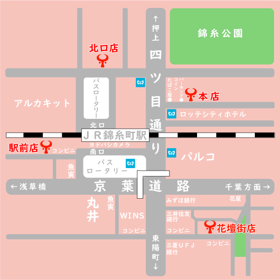 駅前店アクセスマップ